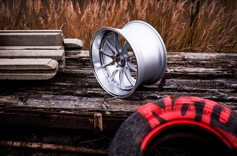 Complete wheel set of JR41 Silver to fit Volvo 240