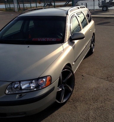 DVO31228 Volvo V70 Mk2 Estate 2000 - 2007 Wind Deflectors 4pc Set Tinted Heko