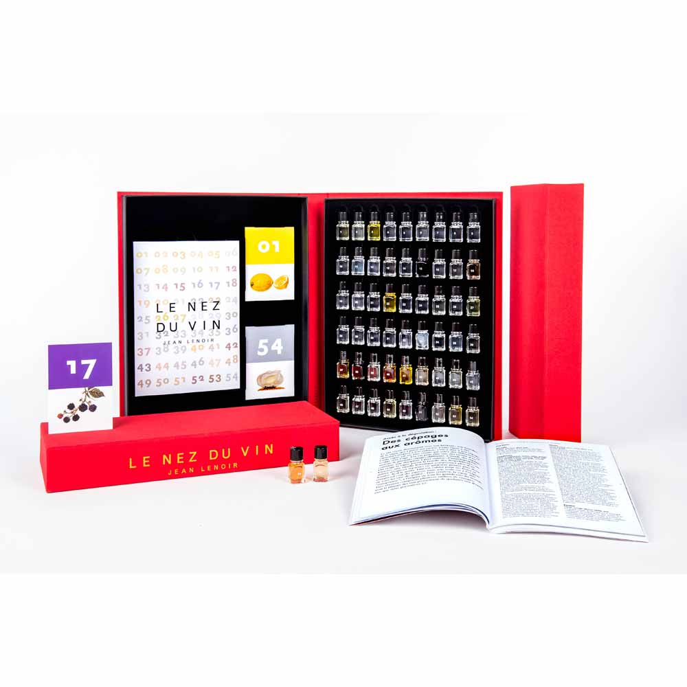 Le Nez du Vin - Masterkit 54 aromer - Jean Lenoir | Wineandbarrels