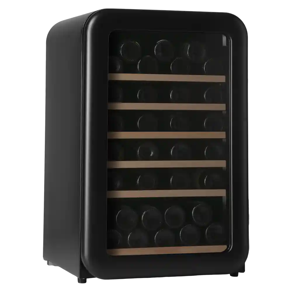 Cavecool Retro Apatite - 49 bouteilles - 1 zone - Noir matte