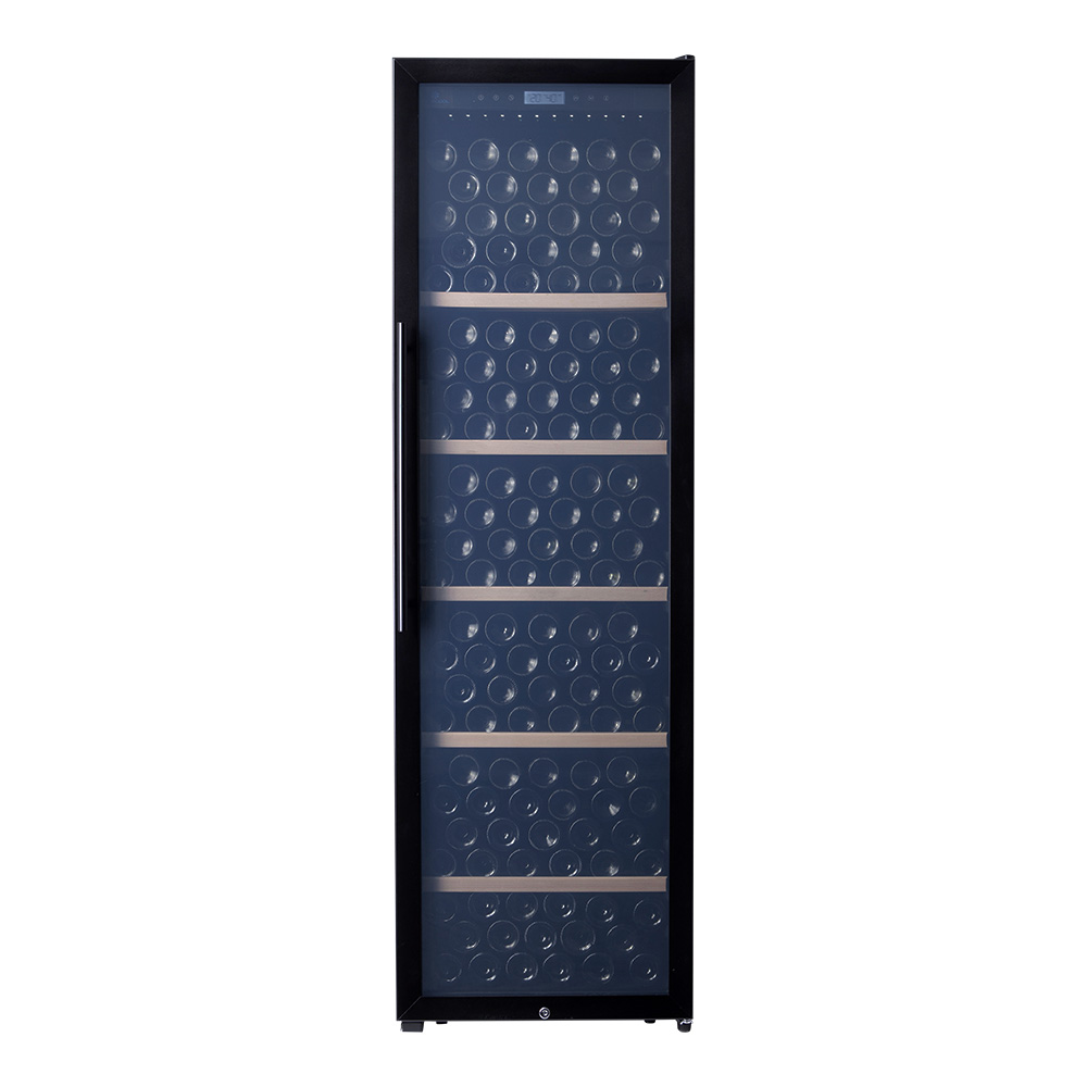 Cavecool Passion Mica - 248 bouteilles - 1 zone - Façade en verre noir