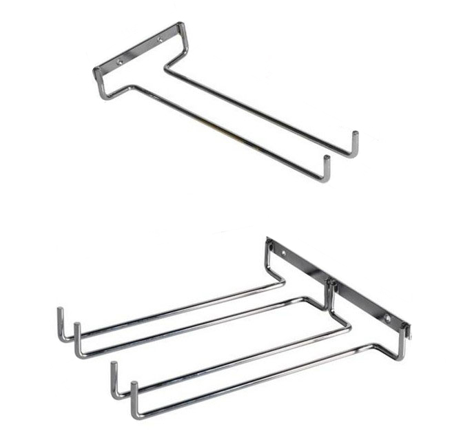 LINONI Glashalter zum Aufhängen - Halterung für Weinglas mit 5 Schienen für 10-15 Gläser, 50 x LINONI Glashalter zum Aufhängen - Halterung für Weinglas mit 5 Schienen für 10-15 Gläser, 50 x